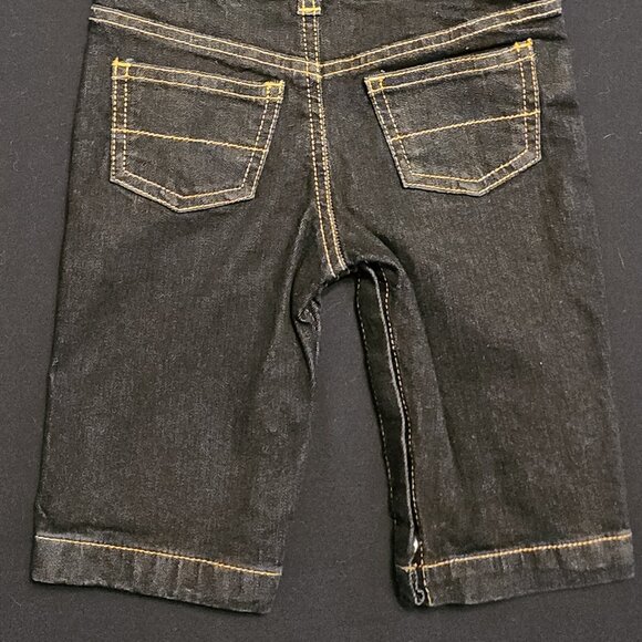 Carter's Denim Overalls 6 Months /The Children's Place Dinosaur Shirt 3-6 Months - Picture 6 of 15